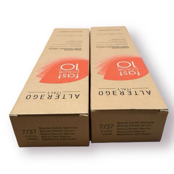 Alterego Fast Color 10 Permanent Hair Coloring Cream 3.38oz Blonde Golden Brown - Picture 5 of 5